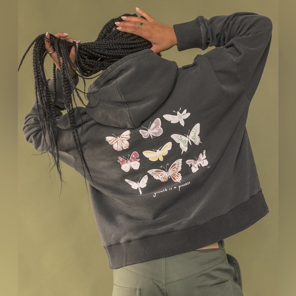 NWT Girl Crush Hoodie Growth Is A Process Size M